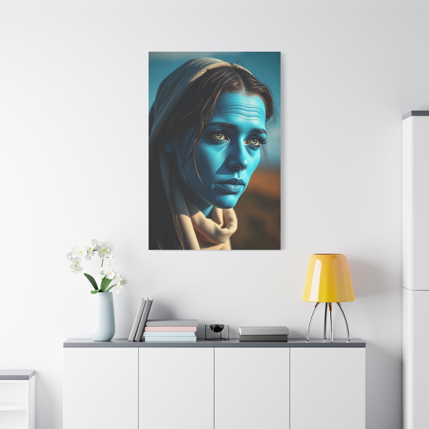 Celestial Azure Gallery Wall Art & Canvas Print