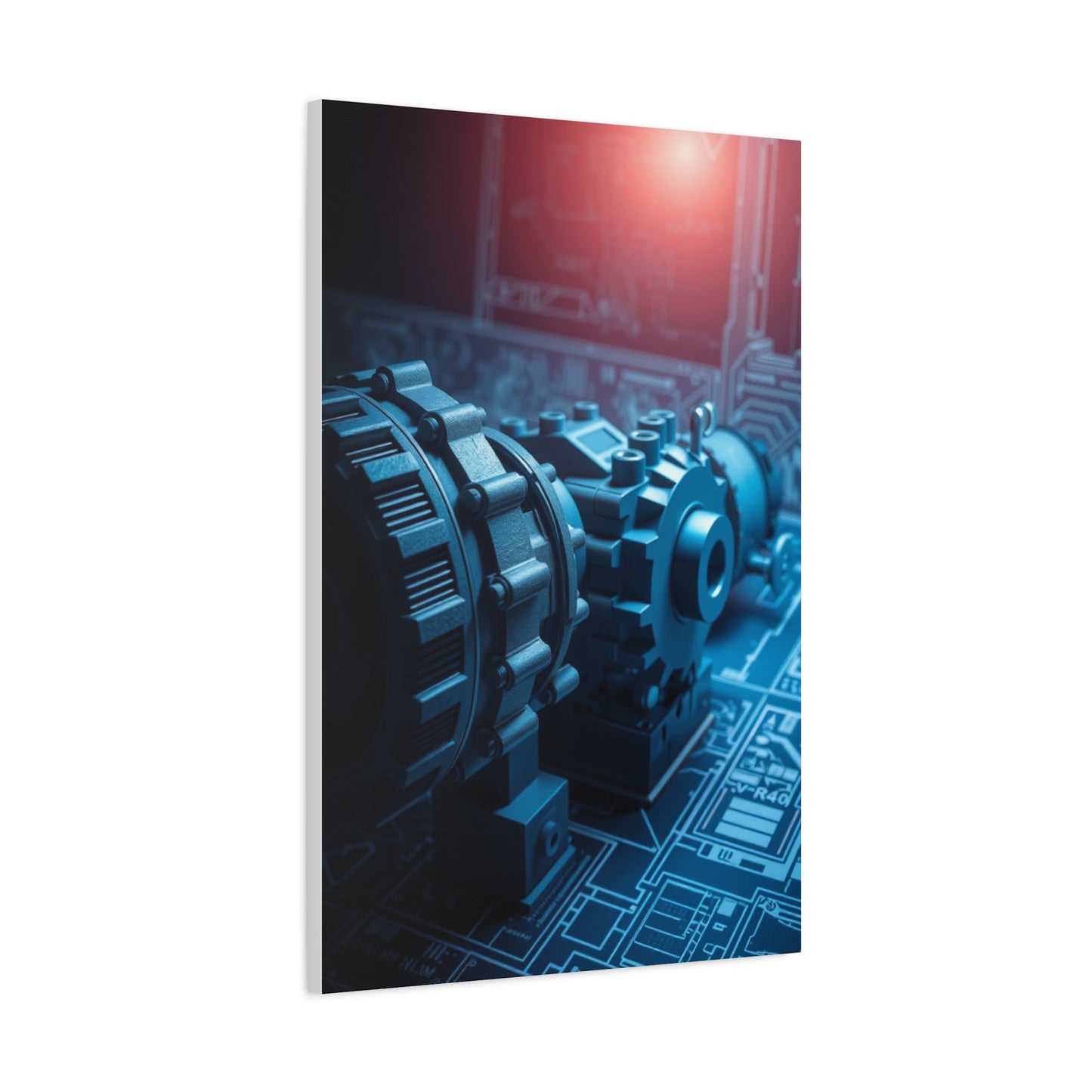 Supreme Engineering & Machinery Blueprints Art Beautiful Collection Wall Art & Canvas Print