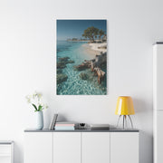 Tropical Driftwood Cove Wall Art & Canvas Print