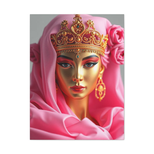 Gold & Pink Art Supreme Canvas Wall Art & Canvas Print