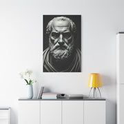 Timeless Wisdom Black & White Elder Portrait Wall Art & Canvas Prints