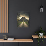 Symmetrical Drive-Through Barn Wall Art & Canvas Prints