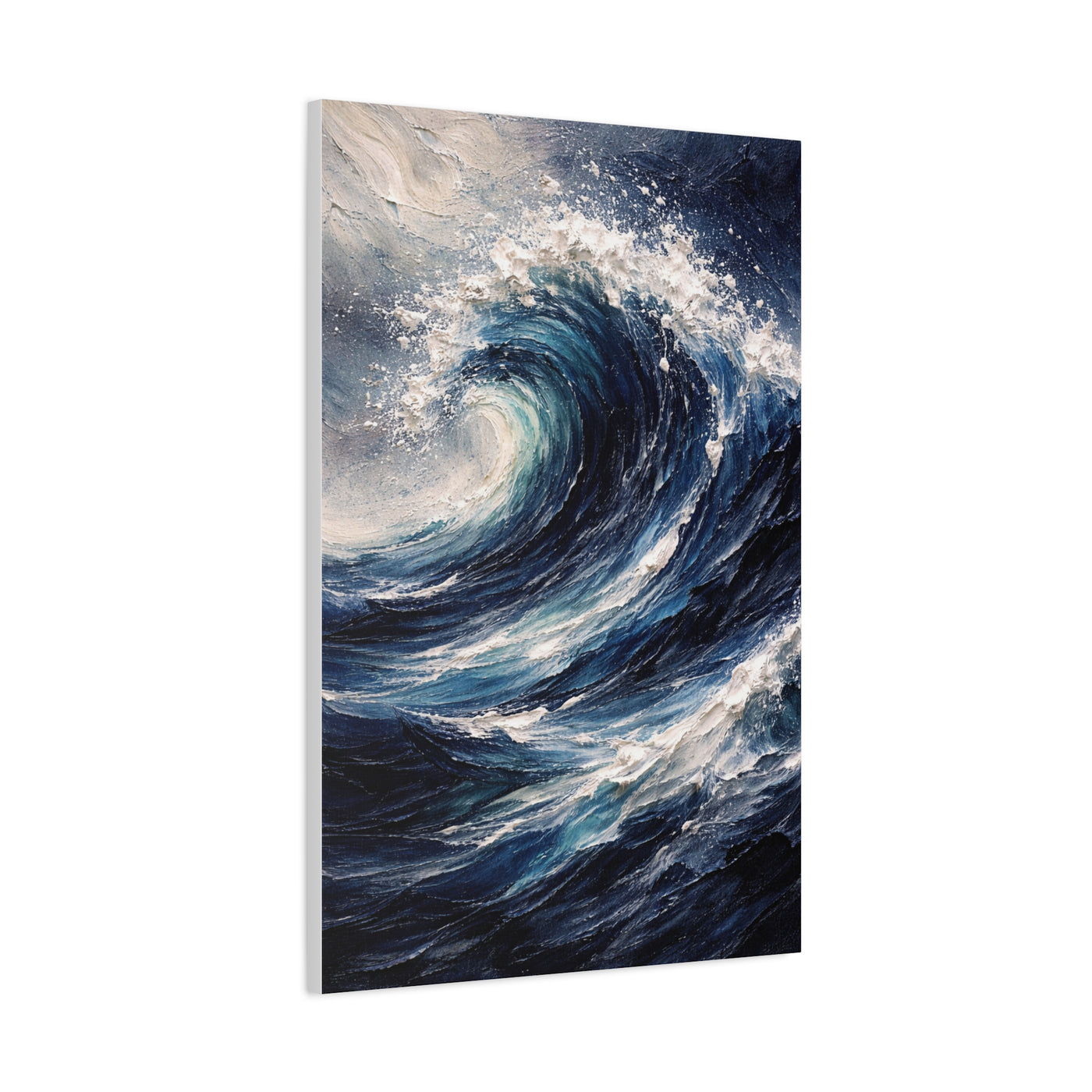 Dynamic Ocean Wave Expression Wall Art & Canvas Print