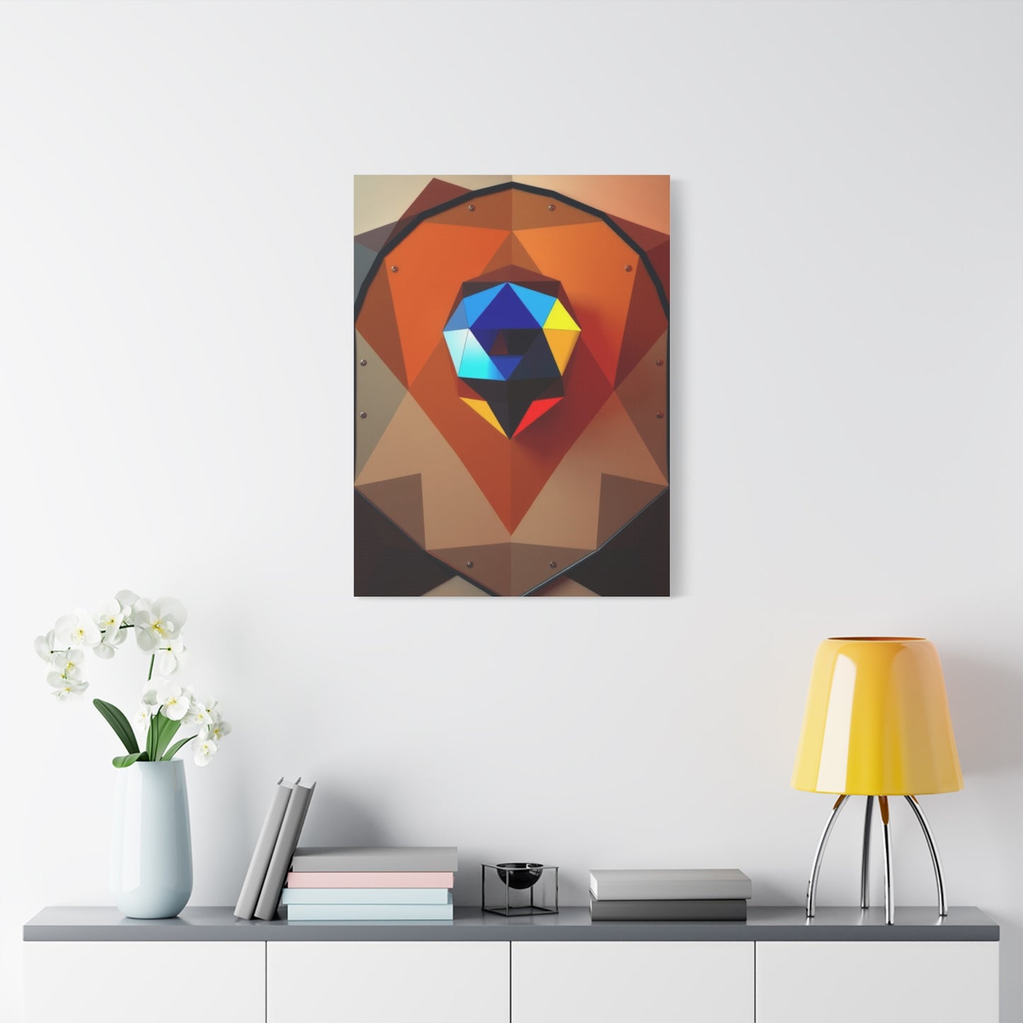 Luxe Geometric Reverie Wall Art & Canvas Print