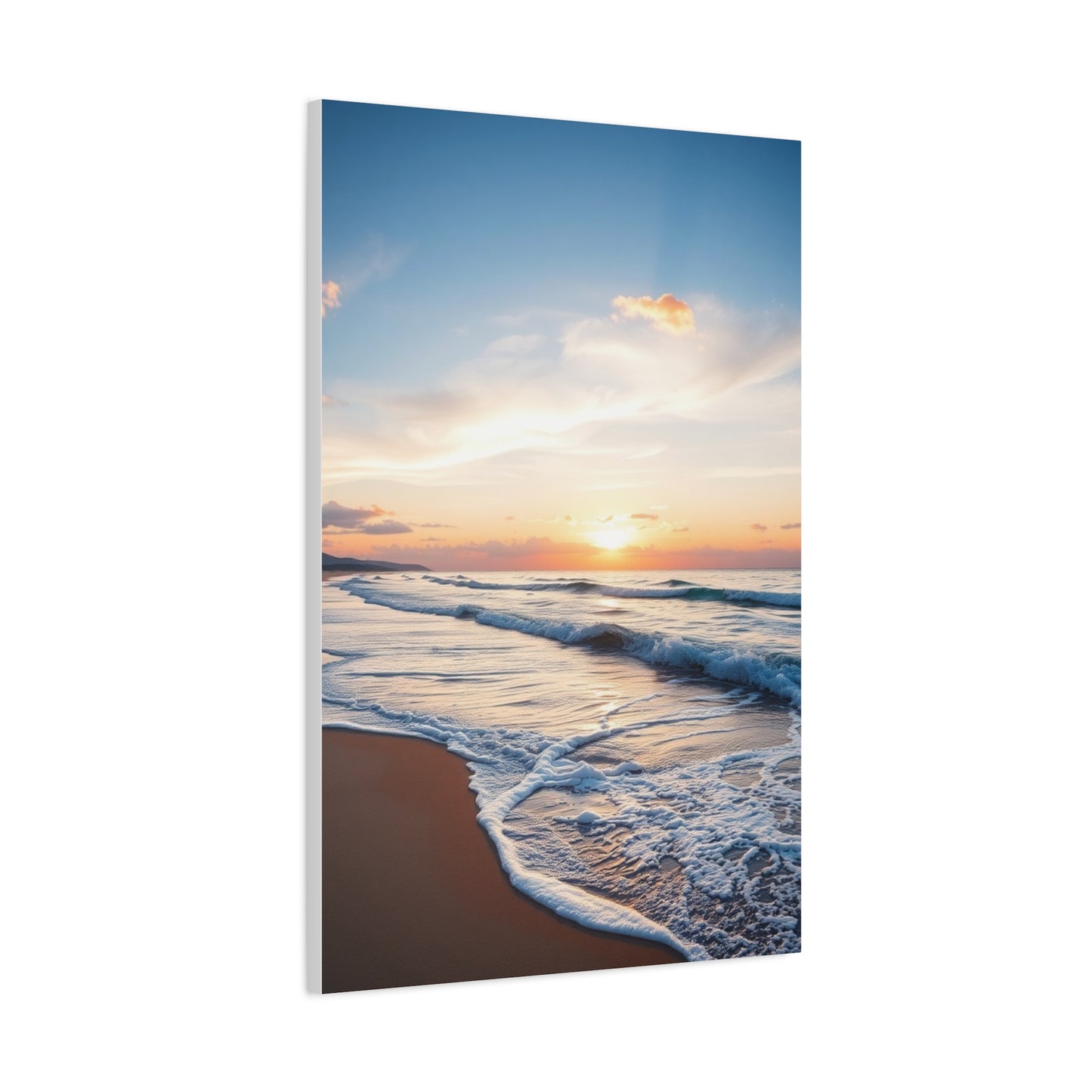 Beach Sunrise and Sunset Art Supreme Canvas Wall Art & Canvas Print