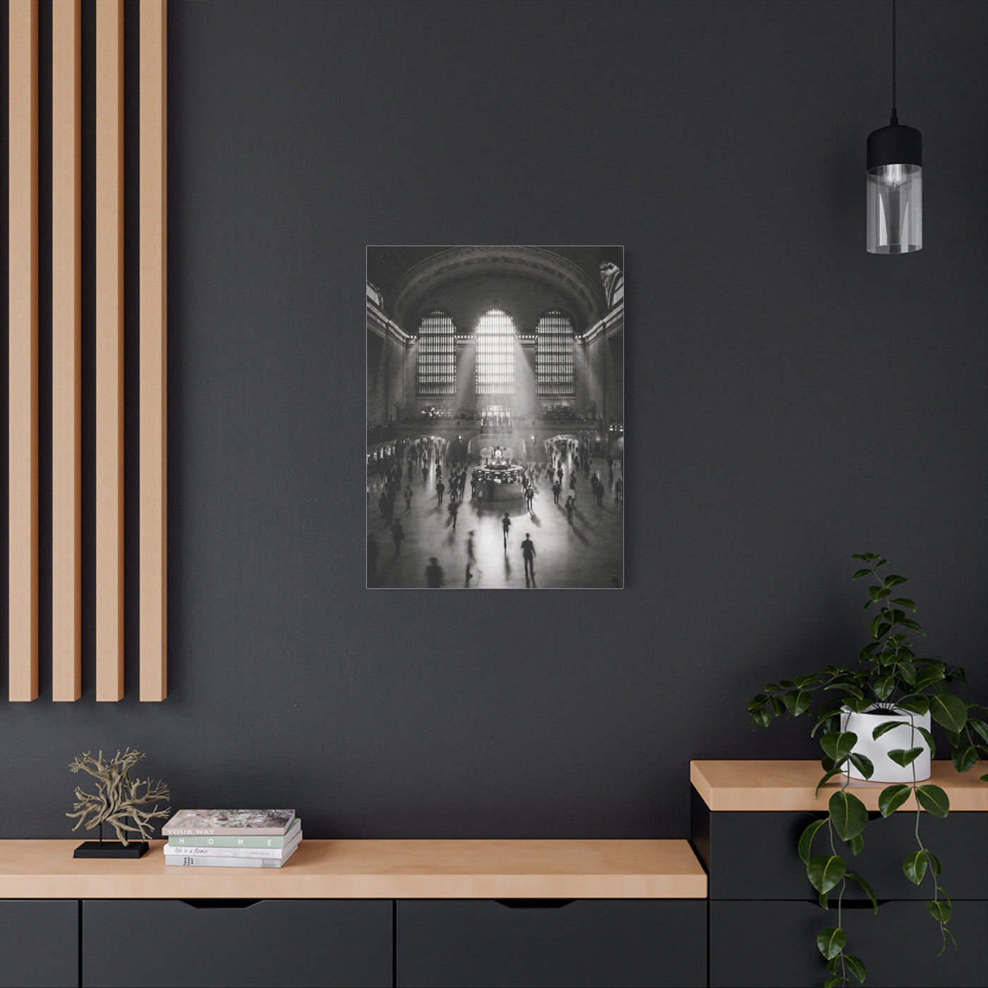 Grand Central Light & Motion Study Wall Art & Canvas Print