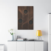 Architectural Wood Wave Panel Geometry Wall Art & Canvas Print