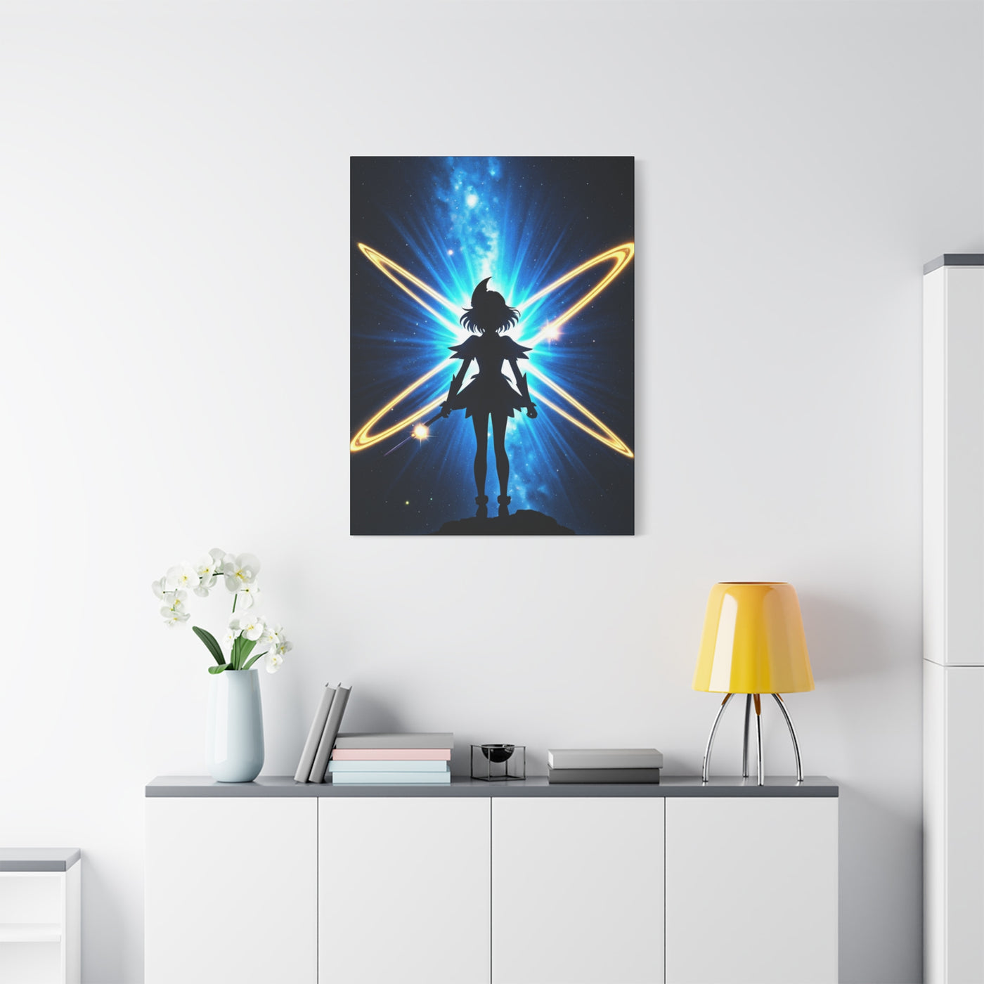 Celestial Starbound Warrior Wall Art & Canvas Prints
