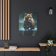 Wild Catch Grizzly Bear Wall Art & Canvas Prints