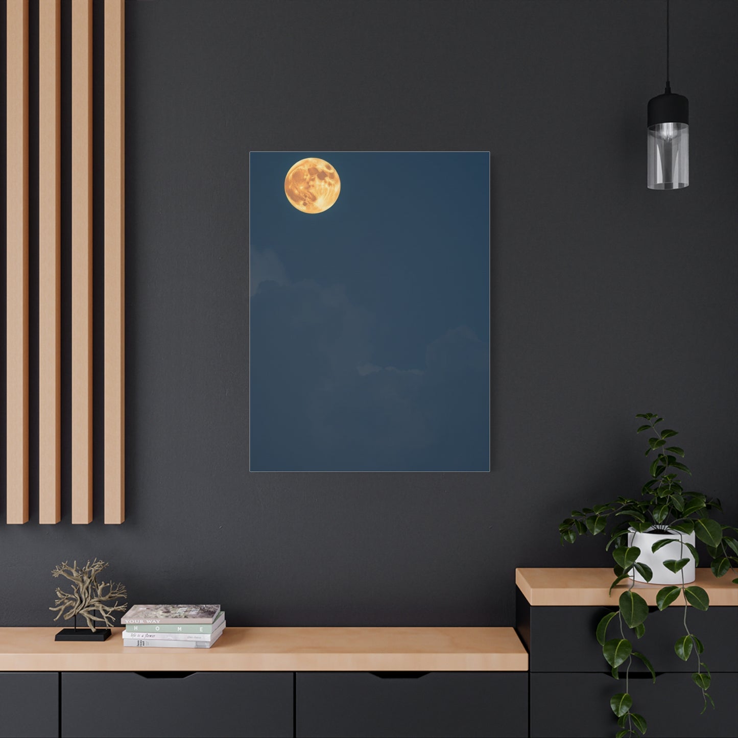 Supreme Full Moon Art Beautiful Collection Wall Art & Canvas Print