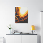 Golden Curve Motion Abstract Wall Art & Canvas Prints