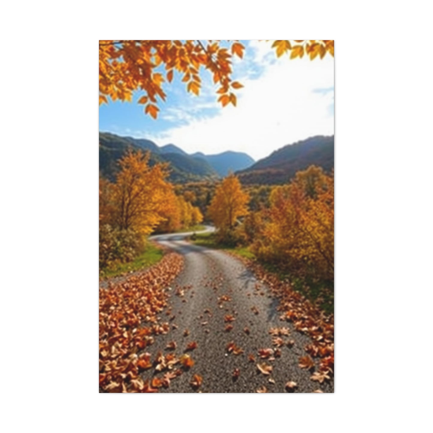 Crimson Canopy Elegance Wall Art & Canvas Print