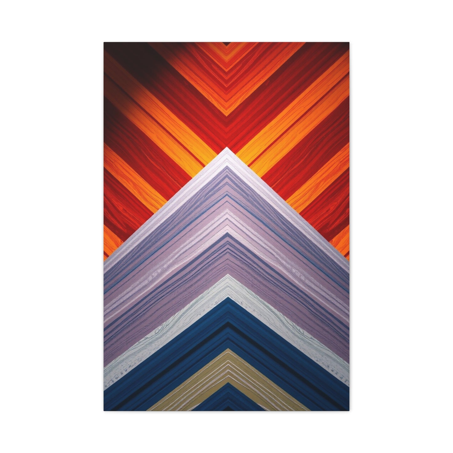 Chevron Pattern Art Supreme Canvas Wall Art & Canvas Print