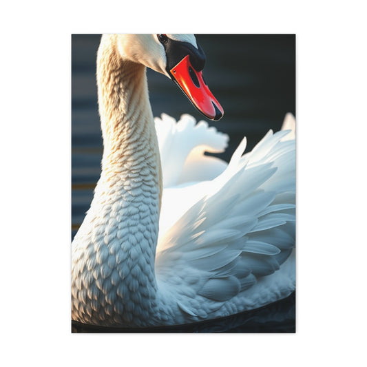 Swan Art Supreme Canvas Wall Art & Canvas Print