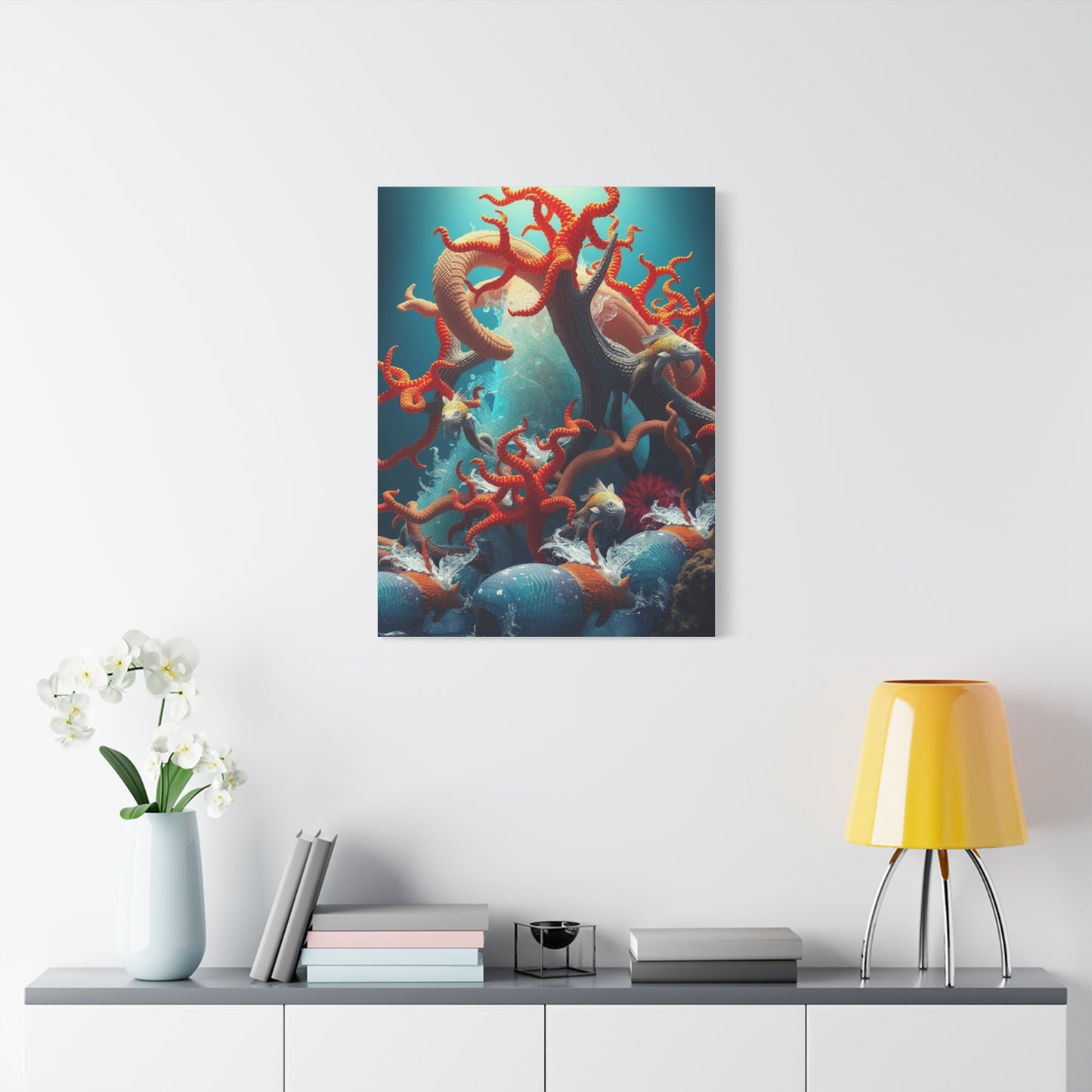 Enchanted Blue Horizon Wall Art & Canvas Print