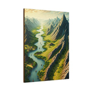 Mountain River Valley Wall Art & Canvas Prints