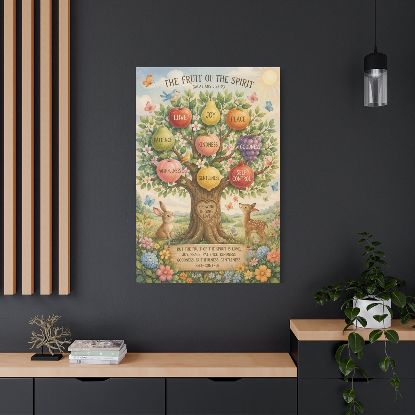 Fruit of the Spirit Children’s Scripture Wall Art & Canvas Print
