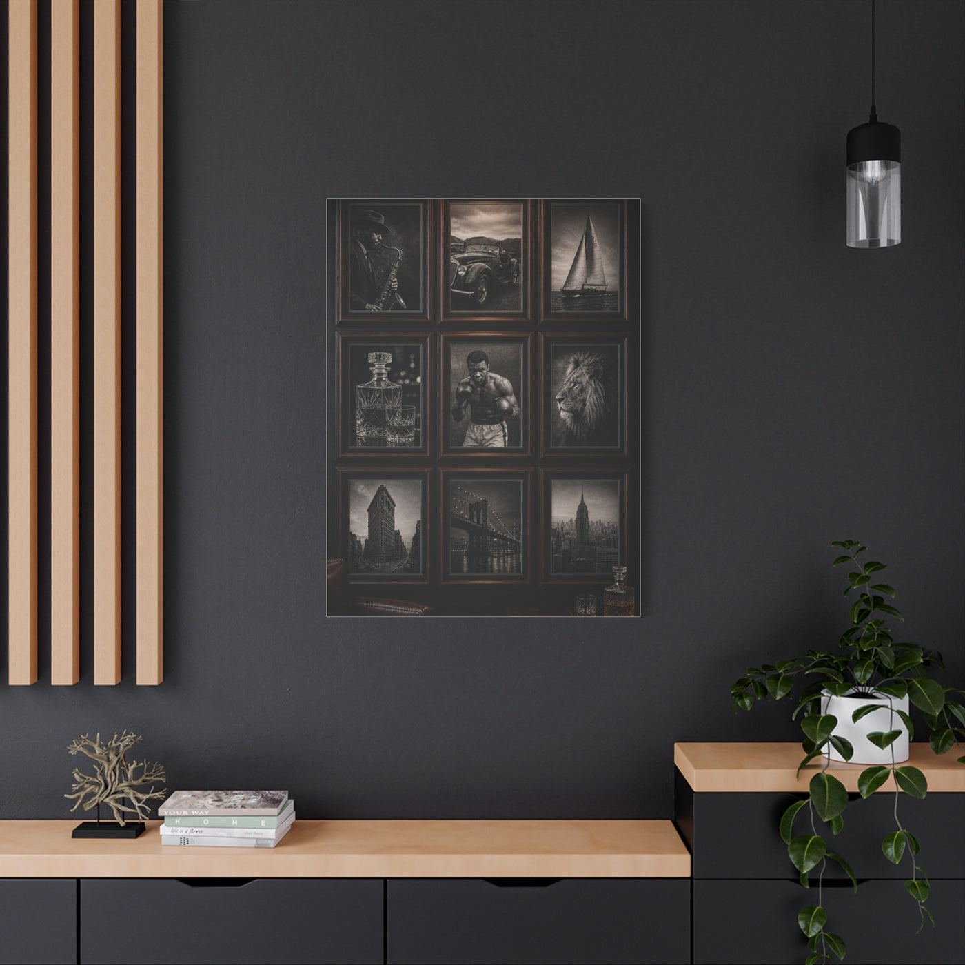 Executive Lounge Gallery Grid Wall Art & Canvas Print
