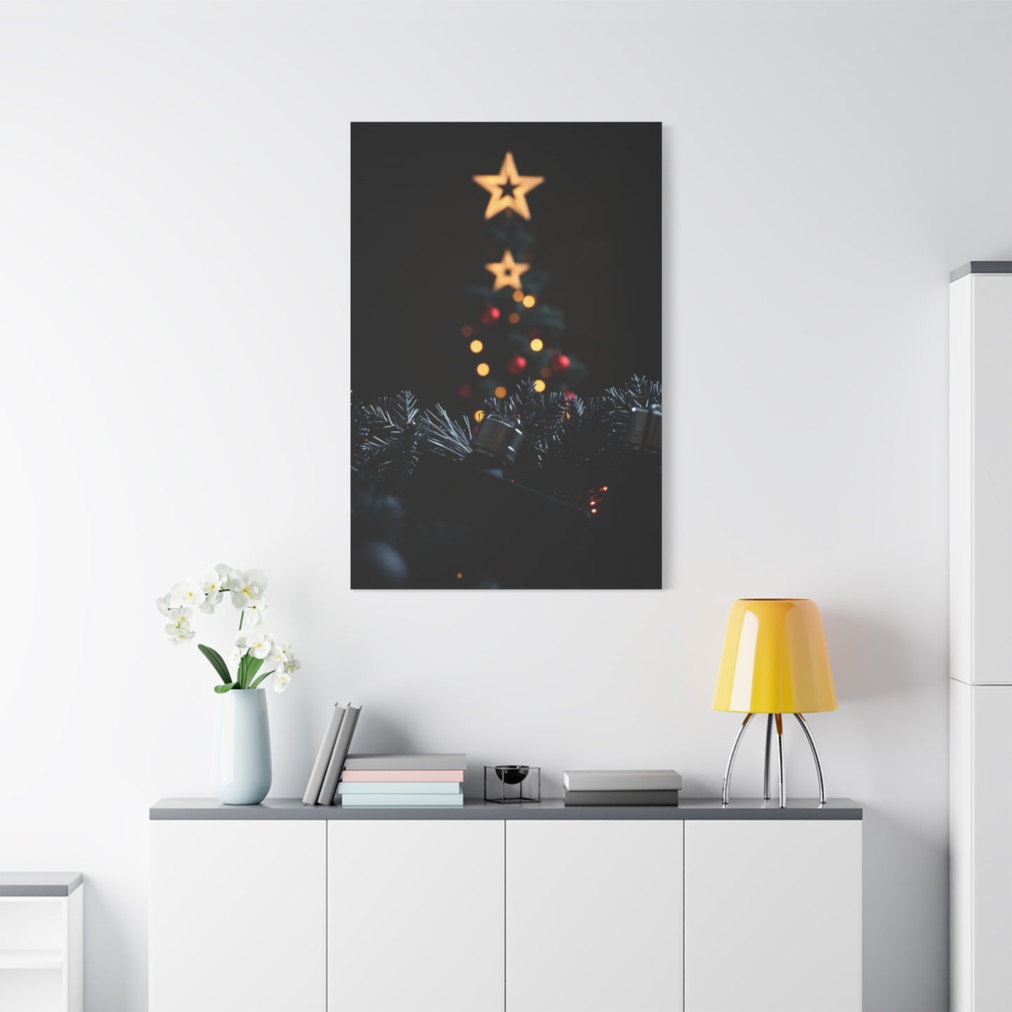 Elite Black Christmas Art Vision Wall Art & Canvas Print