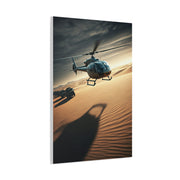 Desert Helicopter Expedition Wall Art & Canvas Prints