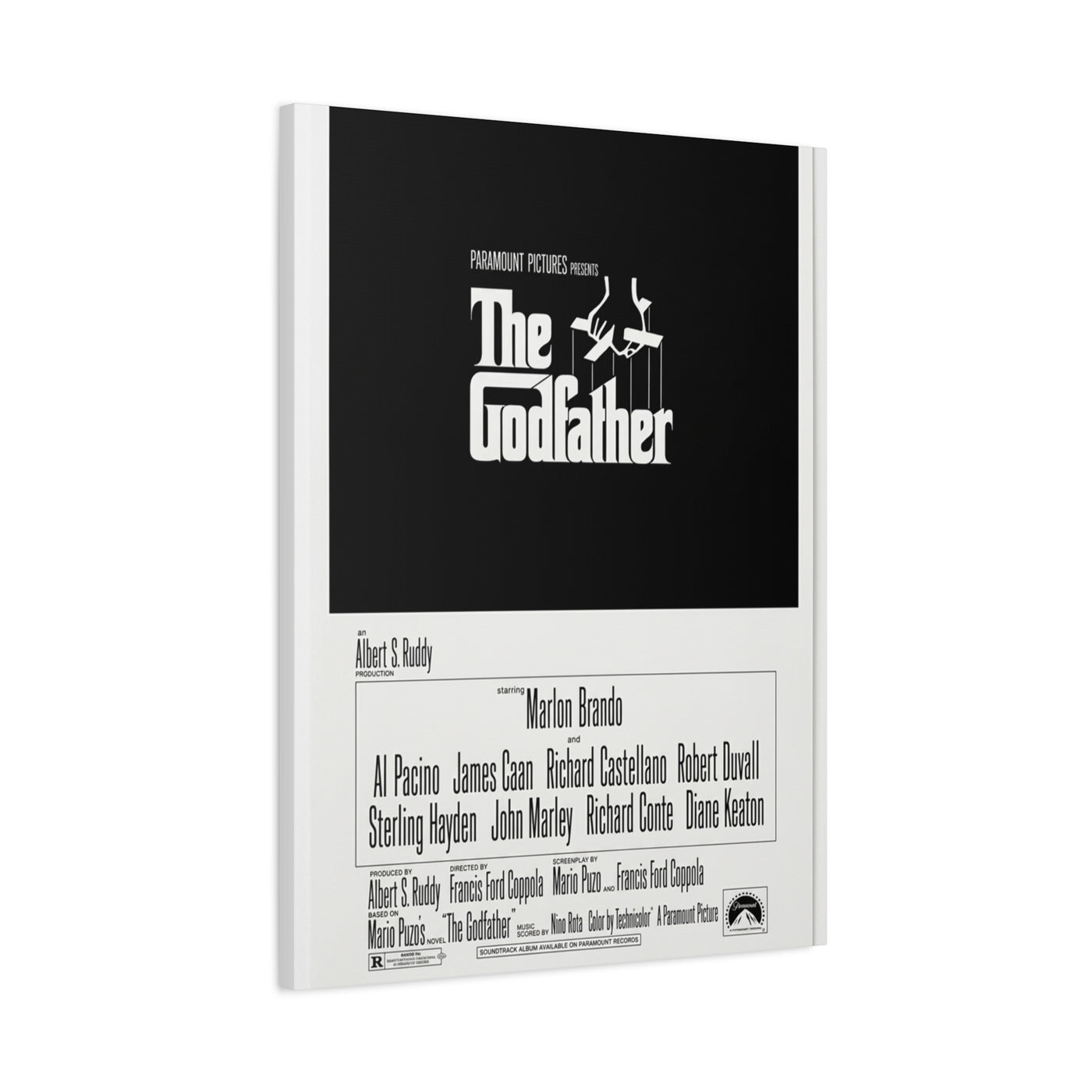 The Godfather Movie Poster Wall Art & Canvas Print