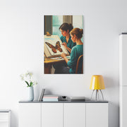 Artistic Butterfly Painting Studio Wall Art & Canvas Prints
