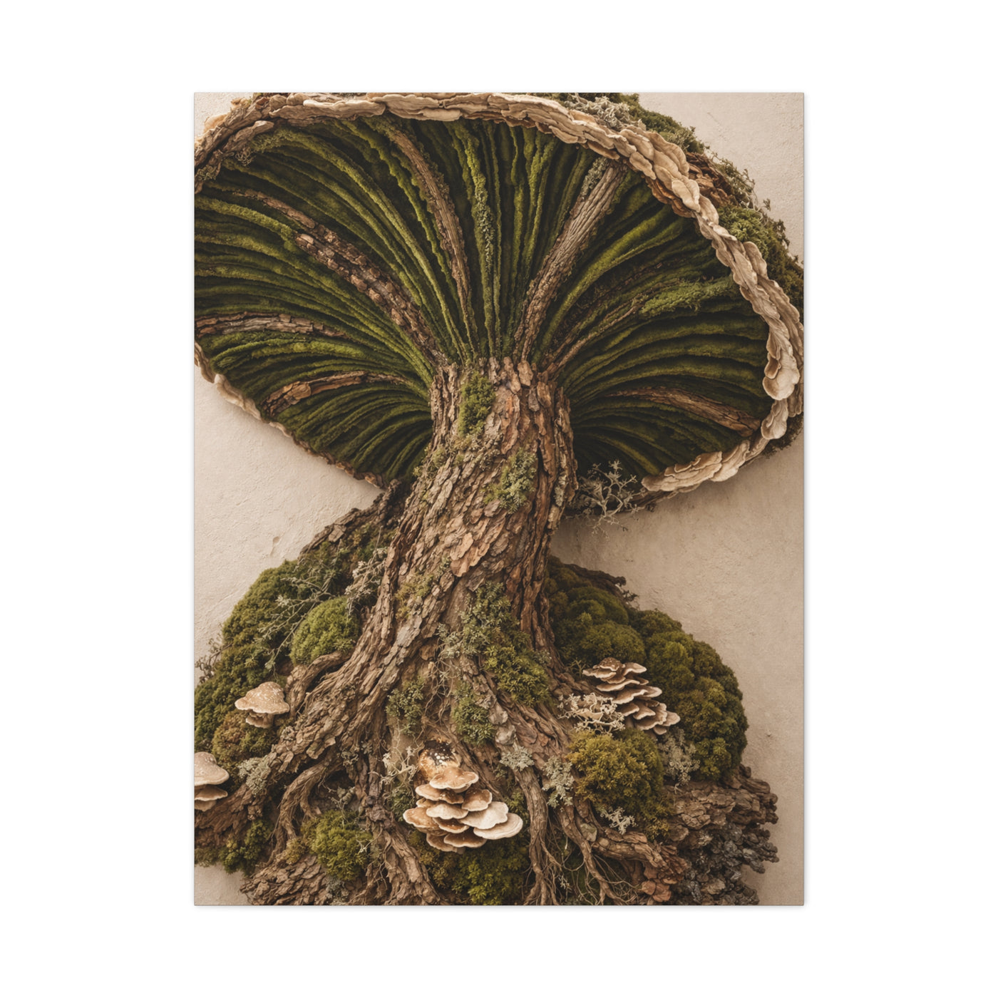 Giant Forest Biophilic Relief Sculpture Wall Art & Canvas Print