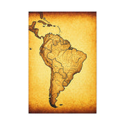 South America Vintage Cartography Poster Wall Art & Canvas Prints