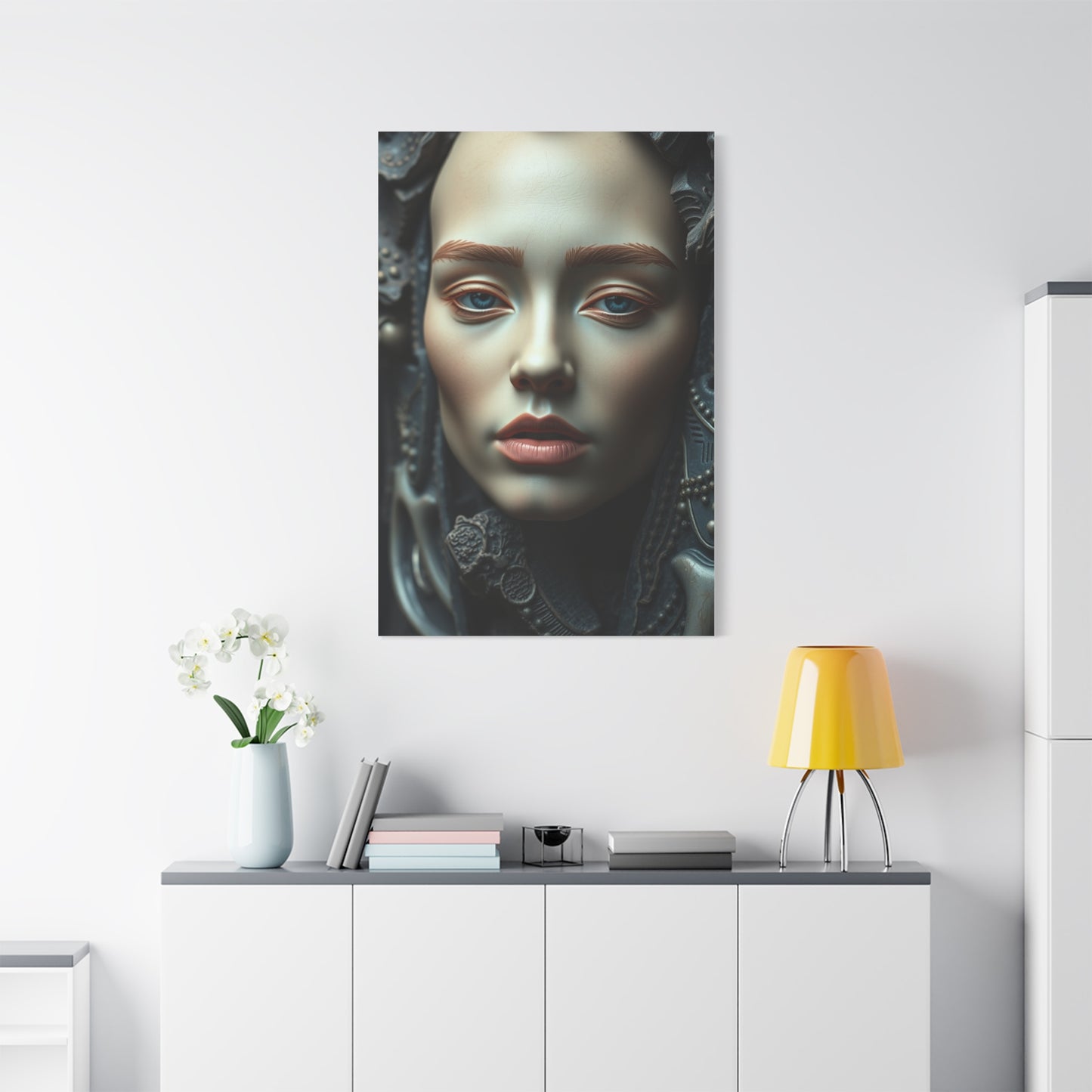 Charcoal, Onyx, and Ivory Art Supreme Canvas Wall Art & Canvas Print