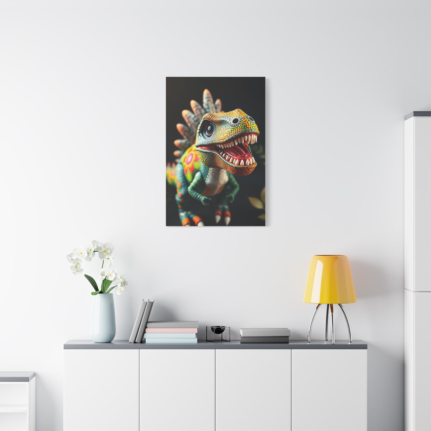 Kid’s Dinosaur Art Refined Canvas Wall Art & Canvas Print