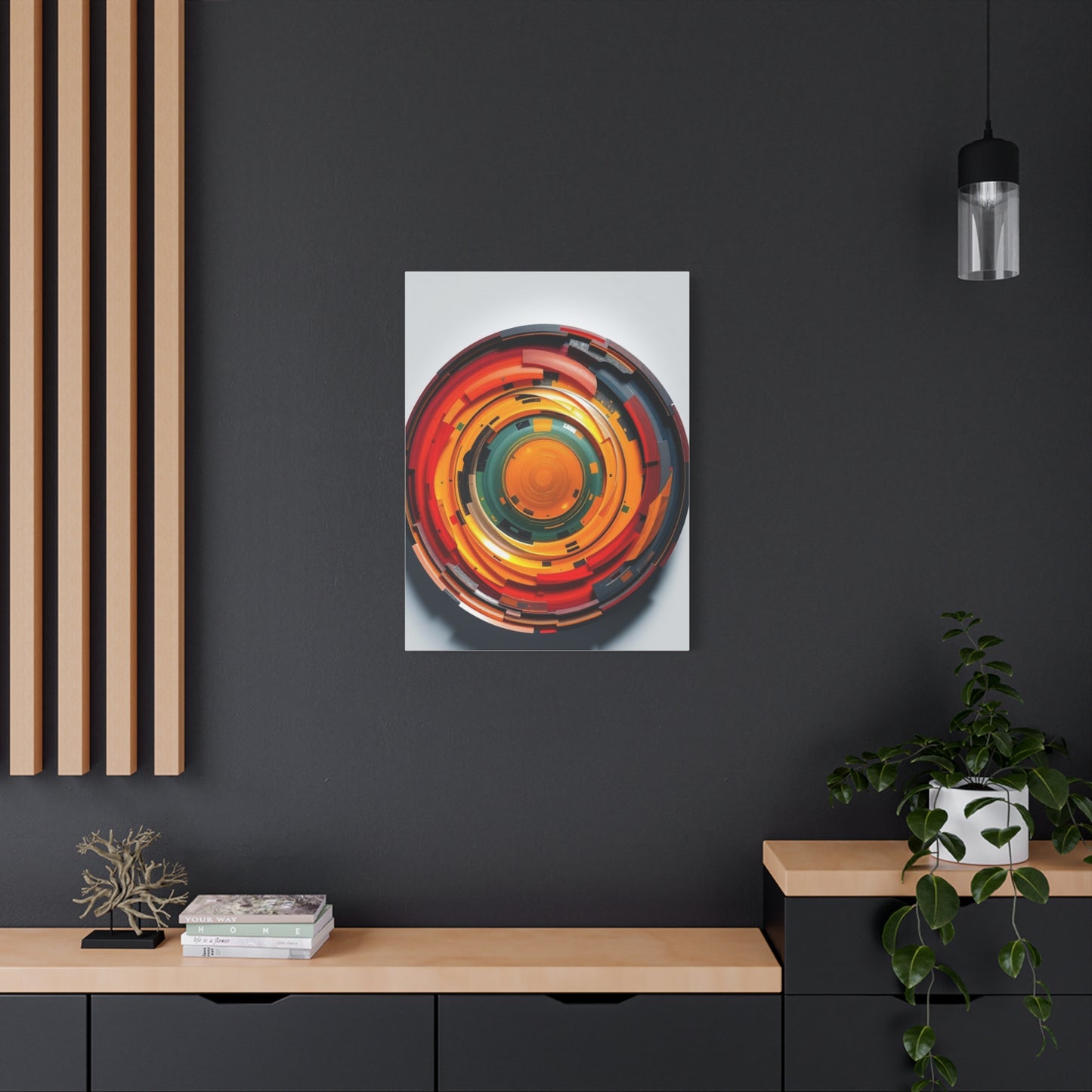 Orbital Abstraction Elegance wall art & canvas print