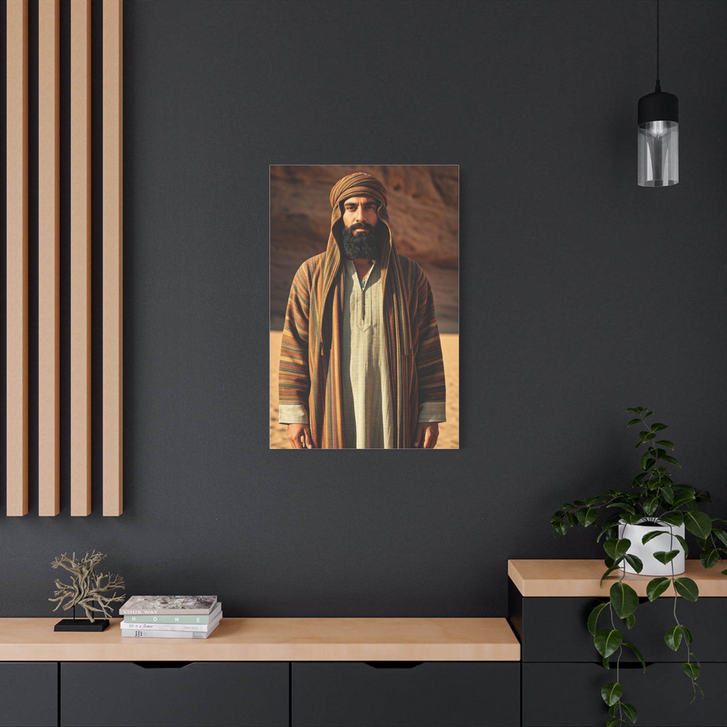 Desert Nomad Serenity Portrait Wall Art & Canvas Prints