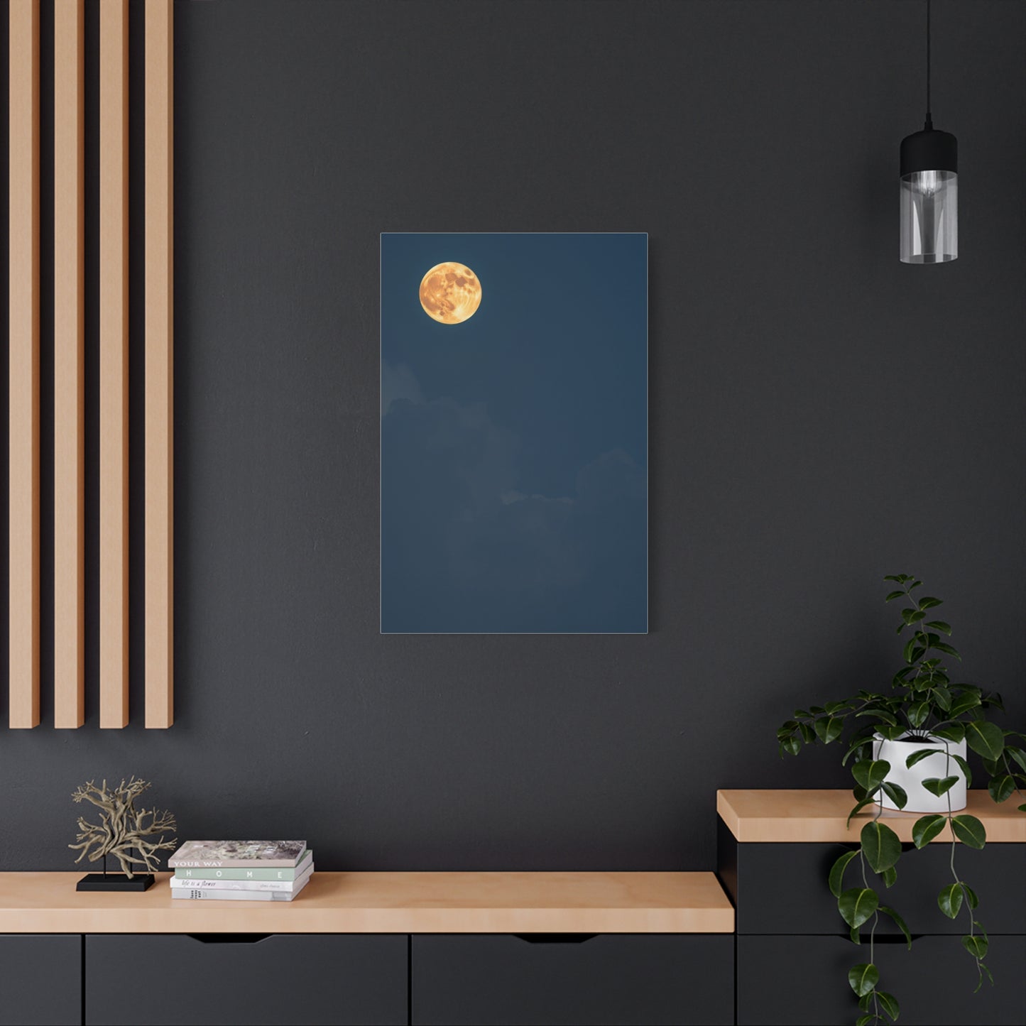 Supreme Full Moon Art Beautiful Collection Wall Art & Canvas Print