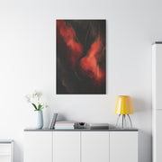 Red and Black Luxury Abstract Flow Wall Art & Canvas Print