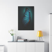 Blue Morpho Butterfly Side Profile Study Wall Art & Canvas Prints