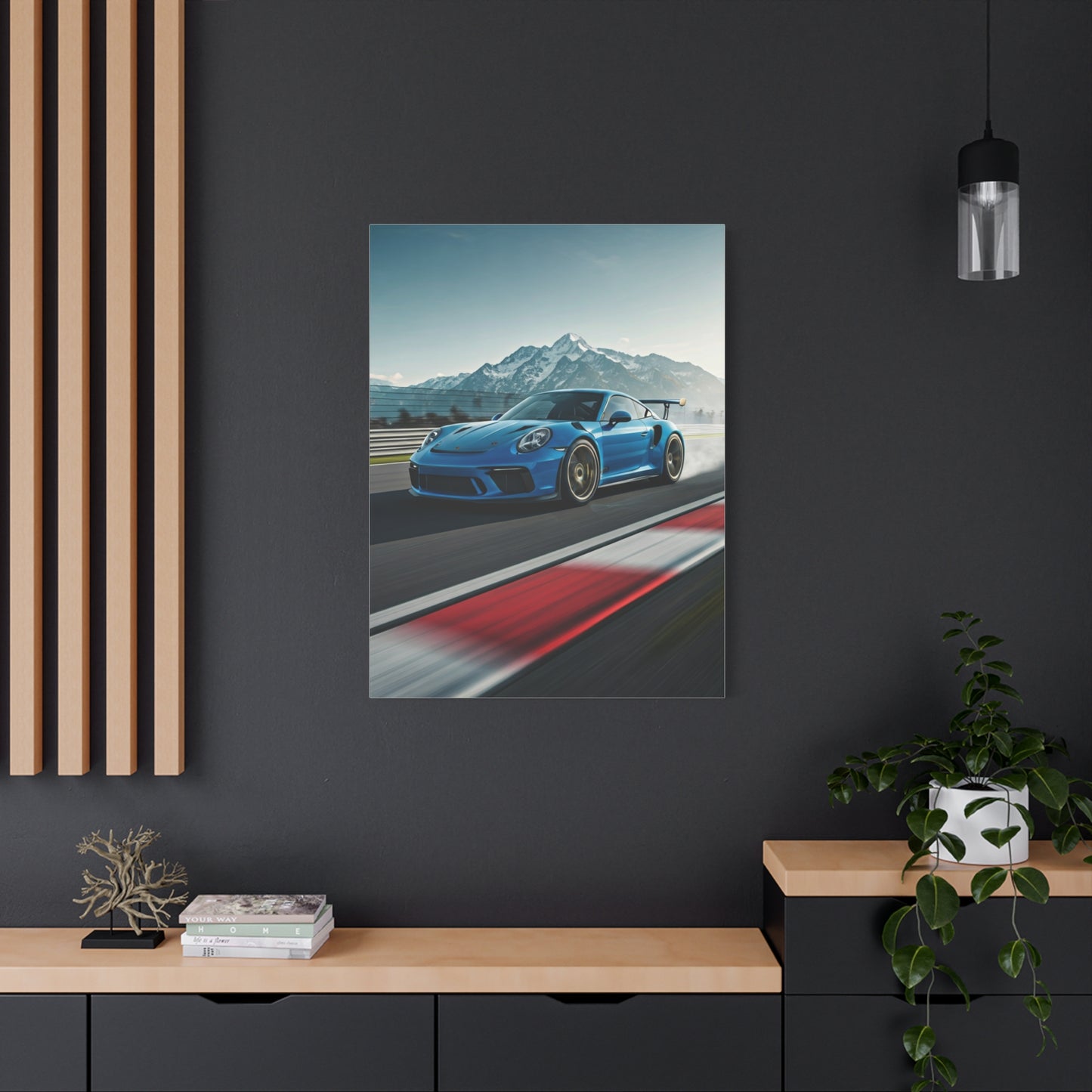 2019 Porsche 911 Alpine Circuit Attack Wall Art & Canvas Prints