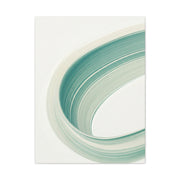 Teal Curve Minimal Abstract Wall Art & Canvas Prints