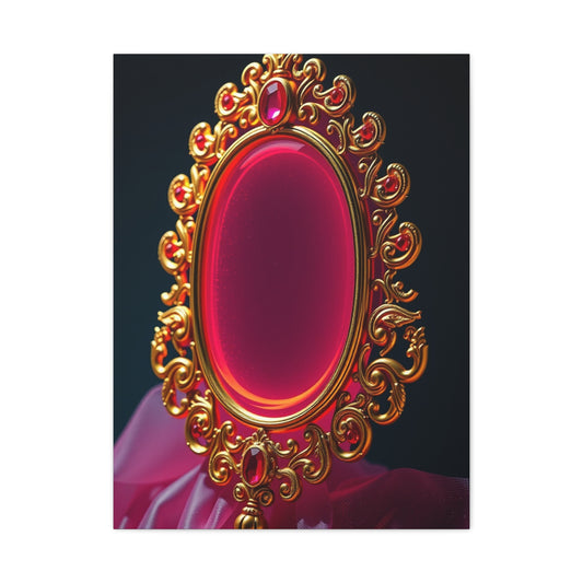 Gold & Pink Art Supreme Canvas Gallery Wall Art & Canvas Print