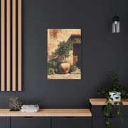 Mediterranean Olive Tree Entrance Wall Art & Canvas Print