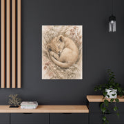 Sleeping Lion Cub Soft Neutral Wall Art & Canvas Print