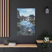 Tide Pools Along Rocky Coastal Shore Wall Art & Canvas Print