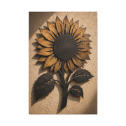 Rustic Iron Sunflower Wall Sculpture Wall Art & Canvas Print