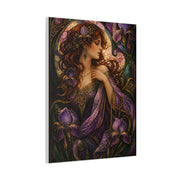 Art Nouveau Iris Muse Portrait Wall Art & Canvas Print