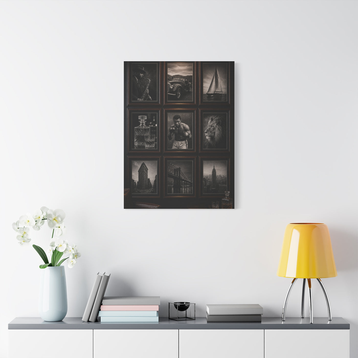 Executive Lounge Gallery Grid Wall Art & Canvas Print