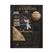 World Series Champions Yankees Memorabilia Wall Art & Canvas Print