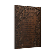 Proverbs Heirloom Wood Scripture Wall Art & Canvas Print