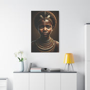 Golden Spirit Child Portrait Wall Art & Canvas Prints