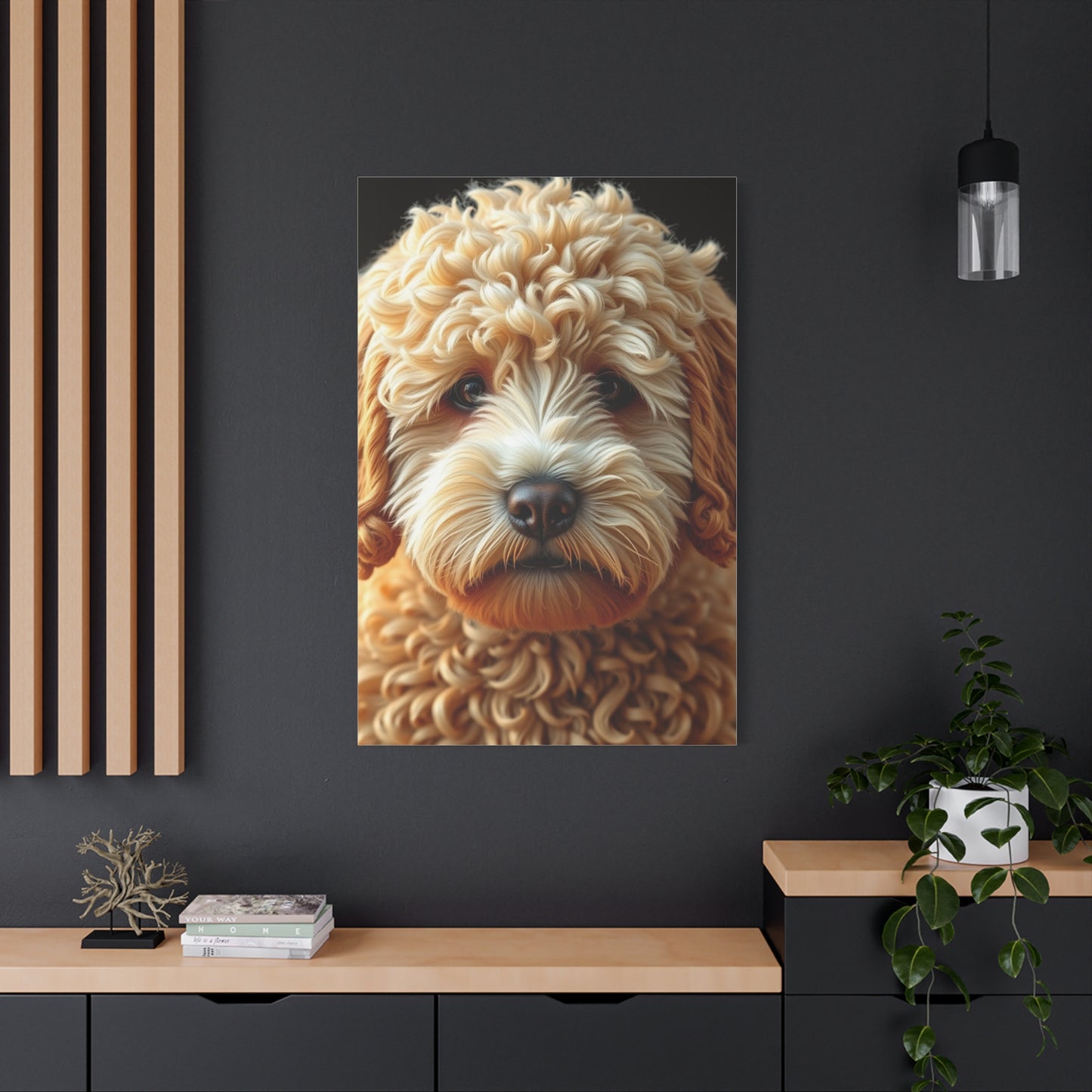 Premium Golden Doodle Art Supreme Canvas Gallery Wall Art & Canvas Print