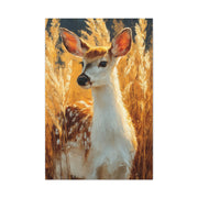 Celestial Moonlit Stag Wall Art & Canvas Print