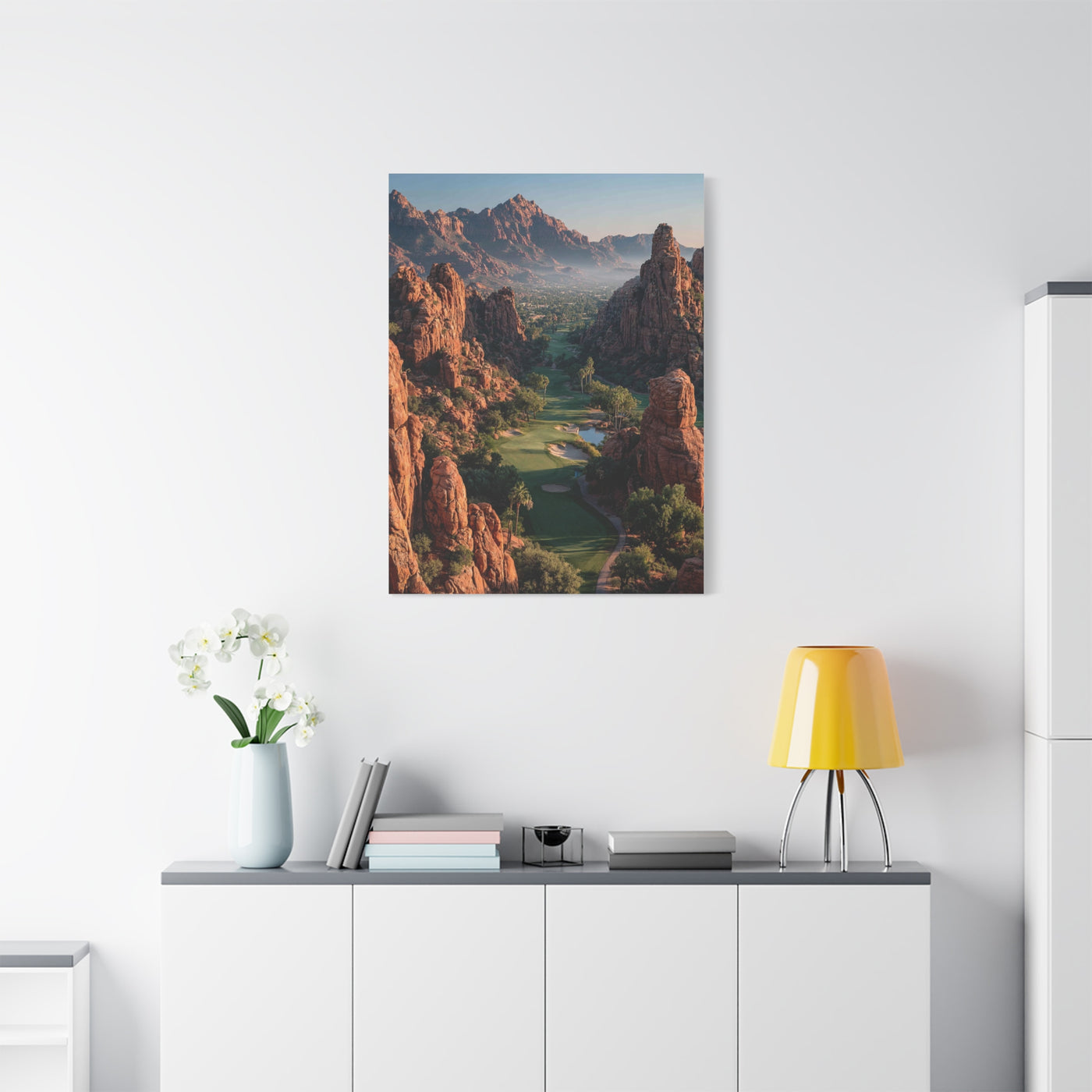 Desert Canyon Golf Course Aerial Wall Art & Canvas Print